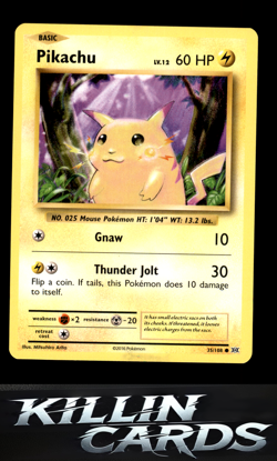 Pikachu 35/108 Pokemon Common XY - Evolutions Card NM - Image 1