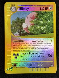 Pokemon Blissey 6/147 Aquapolis Reverse Holo - Image 1