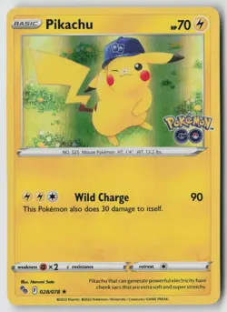 Pikachu (28) 028/078 - Pokemon GO Holo - PTCG - Image 1