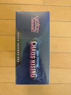 Chaos Rising ETB Factory Sealed - Pokemon TCG Free Ship Very Small Flaw On Box - Image 2