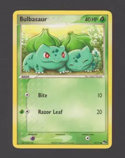 Bulbasaur 12/17 Common POP Series 2 LP Pokemon Card - Image 1