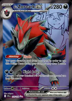 N's Zoroark ex - Journey Together 175/159 - Pokemon - Image 1