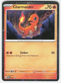 CHARMANDER (COSMOS HOLO) 047 HOLO PROMO SCARLET & VIOLET PROMO POKEMON HOLO NM/M - Image 1