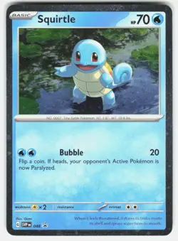 SQUIRTLE (COSMOS HOLO) 048 HOLO PROMO SCARLET & VIOLET PROMO POKEMON HOLO NM/M - Image 1