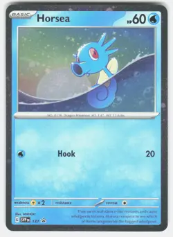 HORSEA (COSMO HOLO) 137 HOLO PROMO SCARLET & VIOLET PROMO POKEMON HOLO NM/M - Image 1