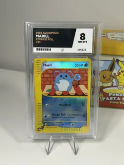 ACE 8 - Marill 53/147 Reverse Holo - Aquapolis 2002 E-Reader Pokemon TCG Card - Image 1
