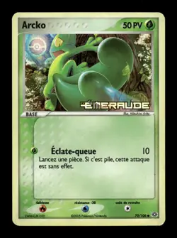 Carte Pokemon Arcko 70/106 EX Emeraude FR - Image 1