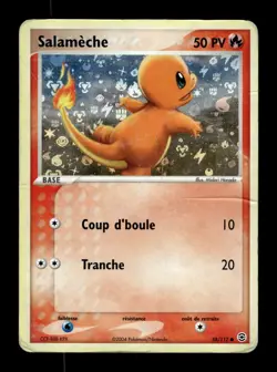Carte Pokemon Salameche Holo 58/112 EX Rouge Feu & Vert Feuille Francais - Image 1
