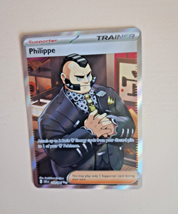 Pokemon TCG Philippe 110/086 Chaos Rising Trainer Supporter Rare NM/M FRESH - Image 1