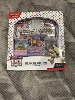 Pokemon TCG Scarlet and Violet 151 Booster Box Alakazam EX Collection Sealed - Image 1