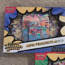 Pokemon TCG Mega Evolution Ascended Heroes ex Box 2025 Booster Promo Oversized - Image 2