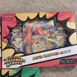 Pokemon TCG Mega Evolution Ascended Heroes ex Box 2025 Booster Promo Oversized - Image 3