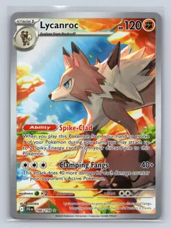 Lycanroc 166/159 Illustration Rare Journey Together Pokemon NM - Image 1