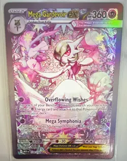 Pokemon TCG Mega Gardevoir EX 178/132 Evolutions Secret Rare Full Art Holo - Image 1