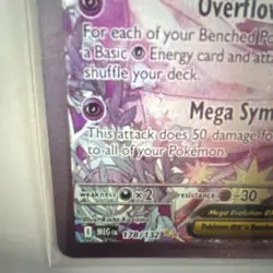 Pokemon TCG Mega Gardevoir EX 178/132 Evolutions Secret Rare Full Art Holo - Image 3