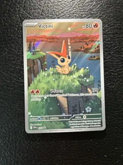 Pokemon TCG Victini SVP 208 Promo Black Bolt White Flare - Image 1