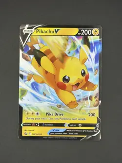 Pikachu V SWSH285 2023 Pokemon SWSH: Sword & Shield Black Star Promo Holo NM - Image 1