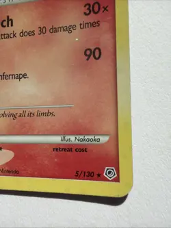 Pokemon Infernape LV. 40 5/130 Holo Rare Diamond & Pearl 2007 Vintage LP - Image 4
