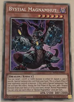 YUGIOH Bystial Magnamhut MP25-EN043 Starlight Rare 1st Edition - Image 1