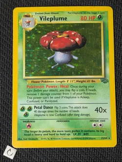 Vileplume 15/64 - Jungle Unlimited Holo Rare Pokemon TCG MP - Image 1