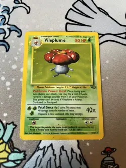 POKEMON TCG VILEPLUME JUNGLE 15/64 HOLO RARE UK SELLER MP/HP - Image 1