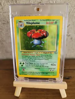 Pokemon TCG Vileplume Jungle Holo Rare Card 15/64 MP/LP Condition - Image 1
