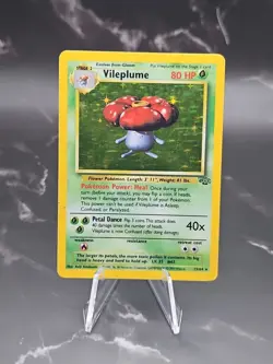 Pokemon TCG Vileplume Jungle 15/64 Holo Unlimited Holo Rare Mp - Image 1