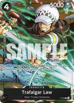Trafalgar Law P-038 | CS 2024 Event Pack Promo NM One Piece Card - Image 1