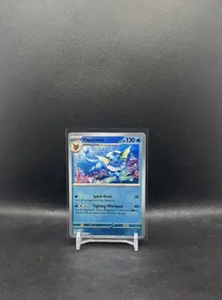 Pokemon Vaporeon (Master Ball Pattern) 022/131 Sv: Prismatic Evolutions Holo - Image 1