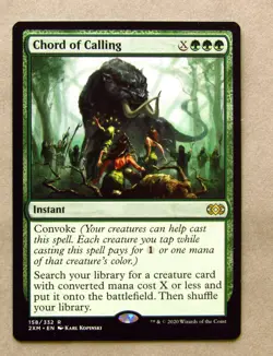 MTG CHORD OF CALLING X1 DOUBLE MASTERS NM NEVER PLAYED Magic Card - Image 1