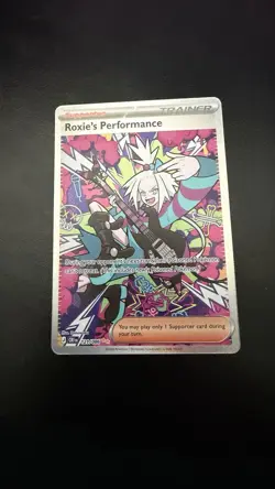 Roxie's Performance 121/86 SIR Pokemon Chaos Rising Rare New - Image 3