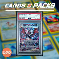 Carte Pokemon Dracaufeu ex 234/091 Holo Destinees de Paldea PSA 10 GEM MINT 🔥 - Image 1