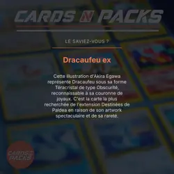 Carte Pokemon Dracaufeu ex 234/091 Holo Destinees de Paldea PSA 10 GEM MINT 🔥 - Image 4