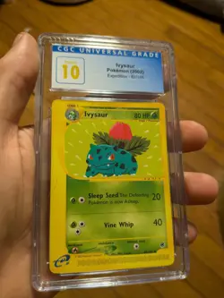 (POP 5) CGC 10 PRISTINE 2002 Pokemon Expedition Ivysaur 82/165 Card - Image 2