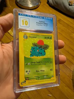 (POP 5) CGC 10 PRISTINE 2002 Pokemon Expedition Ivysaur 82/165 Card - Image 5