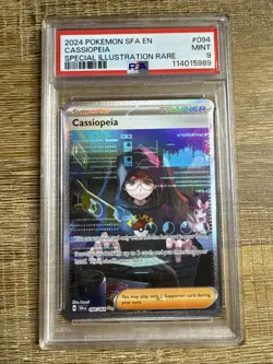 Pokemon Cassiopeia Shrouded Fable 094/064 Special Illustration Rare PSA 9 Eng - Image 1