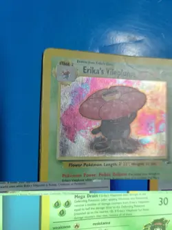 Pokemon TCG Erika's Vileplume Gym Heroes 5/132 Holo Rare Pokemon - Image 4