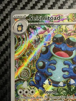 Seismitoad Illustration Rare Black Bolt 105/086 English Pokemon TCG - Image 3