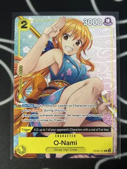 O-Nami OP06-101 R - One Piece TCG English Promo Card NM Welcome Pack Vol. 2 C - Image 1
