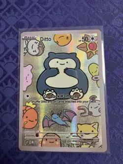 After Skool Hobby 1st Edition Ditto Snorlax Genetic Mystery #71 Fan Art - Image 1