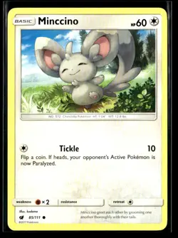 Minccino 85/111 SM - Crimson Invasion NM - Image 1
