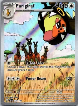 Farigiraf - Illustration Rare SV02: Paldea Evolved 228/193 NM NM-LP - Image 1