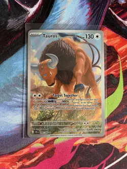 Pokemon TCG Tauros 096/086 Illustration Rare Chaos Rising NM Condition - Image 1