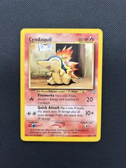 Cyndaquil 57/111 | Neo Genesis | Non Holo Pokemon Card MP - Image 1