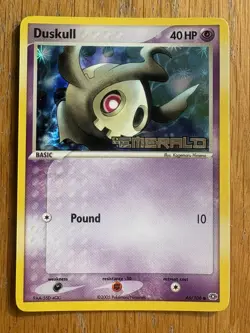 Duskull 46/106 EX Emerald Reverse Holo Pokemon TCG NM (rare in this condition!!) - Image 1