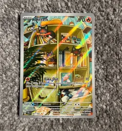 Pokemon TCG Litten 167/162 SV05 Temporal Forces Illustration Rare Holo English - Image 1