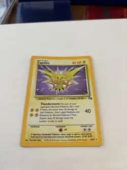 Zapdos 15/62 Fossil Holo - Image 4