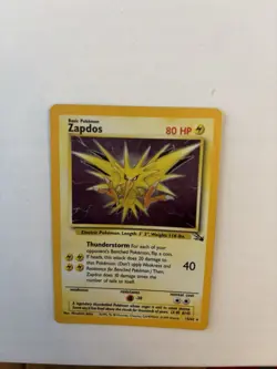 Zapdos 15/62 Fossil Holo - Image 5