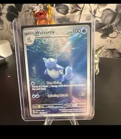 Pokemon TCG Wartortle 171/165 SV 151 Illustration Rare Holo EN 2023 HP100 - Image 1