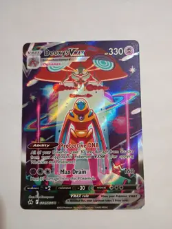 Deoxys VMAX GG45/GG70 SWSH: Crown Zenith: Galarian Gallery Holo NM - Image 1